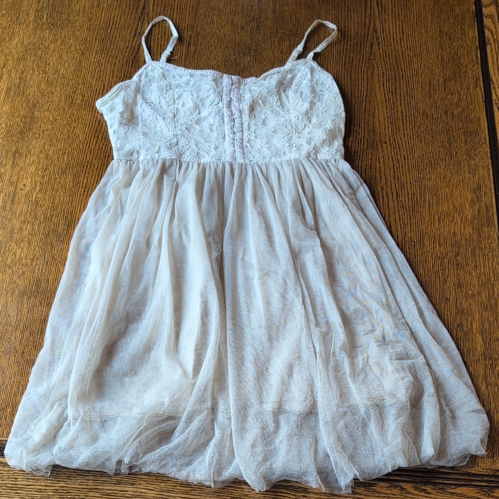 American Eagle Outfitters Cream Textured Top